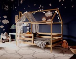 Кровать-домик 80*160 без покраски в Тобольске - tobolsk.mebel24.online | фото 2