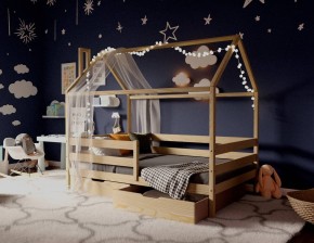 Кровать-домик 80*190 без покраски в Тобольске - tobolsk.mebel24.online | фото