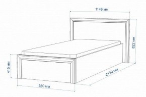 Кровать односпальная Нобиле Кр-90 в Тобольске - tobolsk.mebel24.online | фото 2