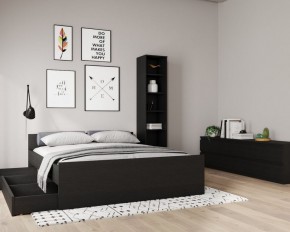 Кровать ОРИОН двухспальная с ортопедическим основанием 160х200, цвет Дуб Венге в Тобольске - tobolsk.mebel24.online | фото 3