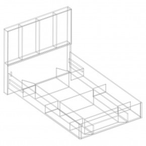 Кровать "Сандра" БЕЗ основания 1200х2000 в Тобольске - tobolsk.mebel24.online | фото 4