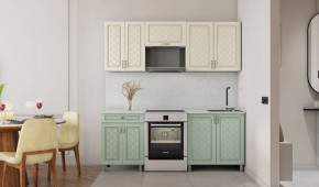 Кухня Версаль 2м Айвори/Васаби Готовое решение в Тобольске - tobolsk.mebel24.online | фото 2