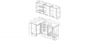 Кухонный гарнитур Белый Глянец 1000*1800 (Стол. 38мм) в Тобольске - tobolsk.mebel24.online | фото 2