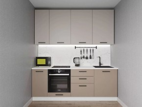 Кухонный гарнитур Каппучино 2200 h950 (Стол. 38мм) в Тобольске - tobolsk.mebel24.online | фото