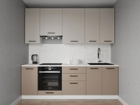 Кухонный гарнитур Каппучино 2400 h950 (Стол. 38мм) в Тобольске - tobolsk.mebel24.online | фото