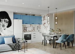 Кухонный гарнитур Капри 2550 (Стол. 26мм) в Тобольске - tobolsk.mebel24.online | фото