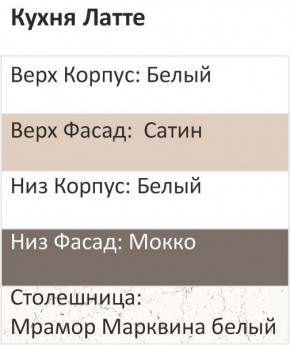 Кухонный гарнитур Латте 1000 (Стол. 38мм) в Тобольске - tobolsk.mebel24.online | фото 3