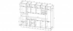 Кухонный гарнитур Санторини 3400 (Стол. 26мм) в Тобольске - tobolsk.mebel24.online | фото 2