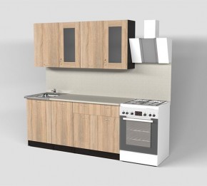 Кухонный гарнитур Симона демо 1700 (Венга/Дуб Сонома) в Тобольске - tobolsk.mebel24.online | фото 1