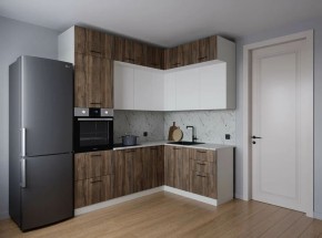 Кухонный гарнитур Старое Дерево 2200*1700 (Стол. 26мм) в Тобольске - tobolsk.mebel24.online | фото 1