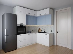 Кухонный гарнитур угловой Капри 2200*1700 (Стол. 38мм) в Тобольске - tobolsk.mebel24.online | фото