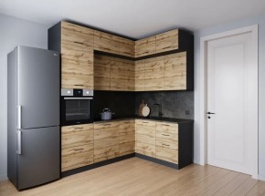 Кухонный гарнитур угловой Крафт 2200*1700 (Стол. 26мм) в Тобольске - tobolsk.mebel24.online | фото