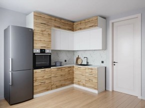 Кухонный гарнитур угловой Лада 2200*1700 (Стол. 38мм) в Тобольске - tobolsk.mebel24.online | фото