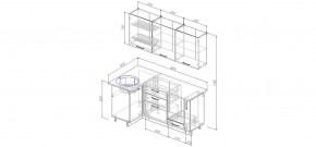 Кухонный гарнитур угловой Шимо 1000*1800 (Стол. 38мм) в Тобольске - tobolsk.mebel24.online | фото 2
