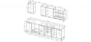 Кухонный гарнитур Умбра 2800 (Стол. 26мм) в Тобольске - tobolsk.mebel24.online | фото 2