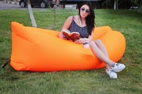Лежак надувной Lamzac Airpuf Оранжевый в Тобольске - tobolsk.mebel24.online | фото 2