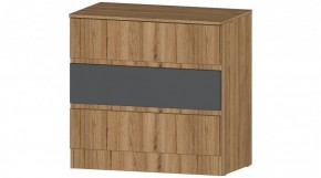 ЛЕНОРА Комод 3 ящика (графит) в Тобольске - tobolsk.mebel24.online | фото