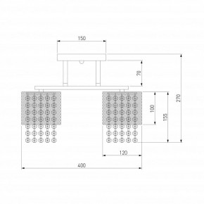 Люстра на штанге Eurosvet Bonnie 30137/3 золото в Тобольске - tobolsk.mebel24.online | фото 4