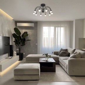 Люстра на штанге Eurosvet Ragno 90035/10 LED черный в Тобольске - tobolsk.mebel24.online | фото 5