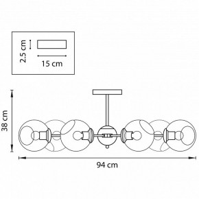 Люстра на штанге Lightstar Beta 785067 в Тобольске - tobolsk.mebel24.online | фото 8