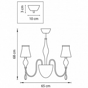 Люстра на штанге Lightstar Escica 806050 в Тобольске - tobolsk.mebel24.online | фото 6
