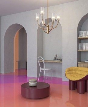 Люстра на штанге Maytoni Arco MOD223PL-08BS в Тобольске - tobolsk.mebel24.online | фото 4