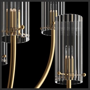 Люстра на штанге Maytoni Arco MOD223PL-08BS в Тобольске - tobolsk.mebel24.online | фото 5