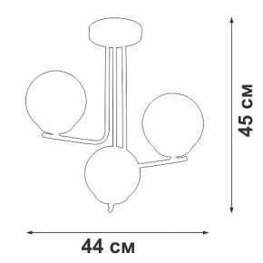 Люстра на штанге Vitaluce V49420 V49420-8/3PL в Тобольске - tobolsk.mebel24.online | фото 2