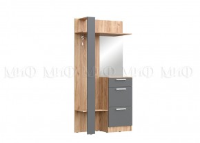 МАРТИНА Прихожая (модульная) дуб крафт/графит в Тобольске - tobolsk.mebel24.online | фото 2