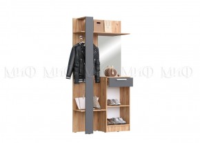 МАРТИНА Прихожая (модульная) дуб крафт/графит в Тобольске - tobolsk.mebel24.online | фото 3