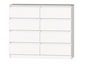 МС "Хилтон" Комод №3 1200 (8 ящ.) белый текстурный в Тобольске - tobolsk.mebel24.online | фото 2