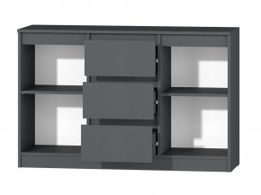 МС "Хилтон" Комод №4 1200 (графит) в Тобольске - tobolsk.mebel24.online | фото 3