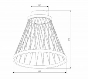 Накладной светильник Eurosvet Cesta 40018/1 LED коричневый в Тобольске - tobolsk.mebel24.online | фото 4
