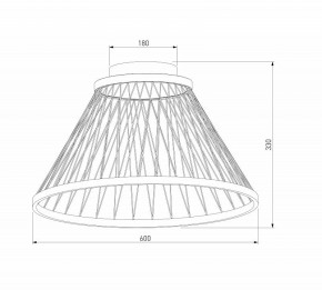 Накладной светильник Eurosvet Cesta 40019/1 LED коричневый в Тобольске - tobolsk.mebel24.online | фото 4