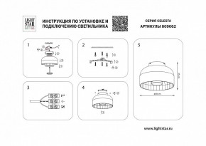 Накладной светильник Lightstar Celesta 809062 в Тобольске - tobolsk.mebel24.online | фото 4