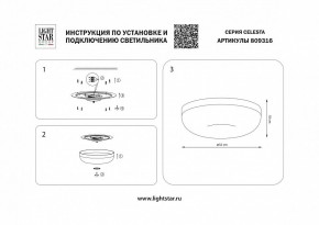 Накладной светильник Lightstar Celesta 809316 в Тобольске - tobolsk.mebel24.online | фото 4