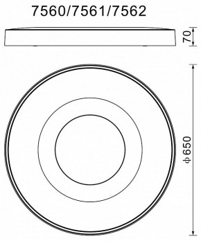 Накладной светильник Mantra Coin 7560 в Тобольске - tobolsk.mebel24.online | фото 3