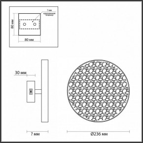 Накладной светильник Odeon Light Bergi 5079/15WL в Тобольске - tobolsk.mebel24.online | фото 6