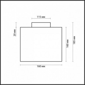 Накладной светильник Odeon Light Cross 2407/1C в Тобольске - tobolsk.mebel24.online | фото 2