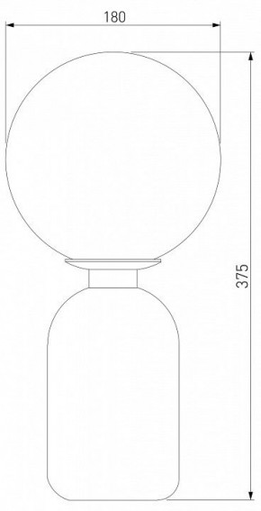 Настольная лампа декоративная Eurosvet Bubble 01197/1 белый в Тобольске - tobolsk.mebel24.online | фото 2