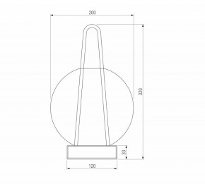 Настольная лампа декоративная Eurosvet Frasco 80507/1 латунь в Тобольске - tobolsk.mebel24.online | фото 3