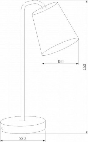 Настольная лампа декоративная Eurosvet Montero 01134/1 белый в Тобольске - tobolsk.mebel24.online | фото 3