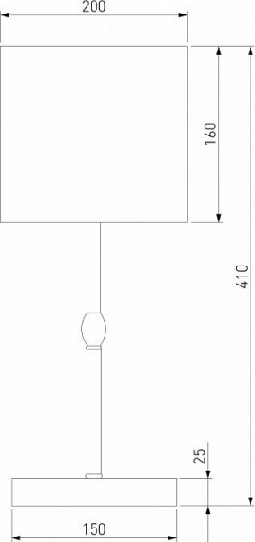 Настольная лампа декоративная Eurosvet Notturno 01162/1 латунь в Тобольске - tobolsk.mebel24.online | фото 2
