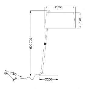 Настольная лампа декоративная Maytoni Bergamo MOD613TL-01B в Тобольске - tobolsk.mebel24.online | фото 9