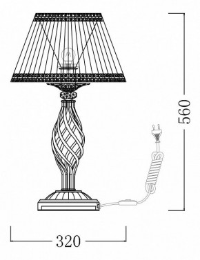 Настольная лампа декоративная Maytoni Grace ARM247-00-G в Тобольске - tobolsk.mebel24.online | фото 7