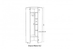 ОЛЬГА-МИЛК 9.2 Шкаф угловой с зеркалом в Тобольске - tobolsk.mebel24.online | фото 2