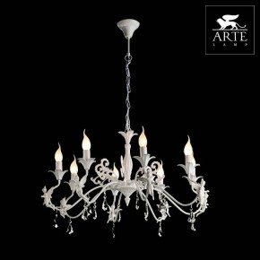 Подвесная люстра Arte Lamp Angelina A5349LM-8WH в Тобольске - tobolsk.mebel24.online | фото 2