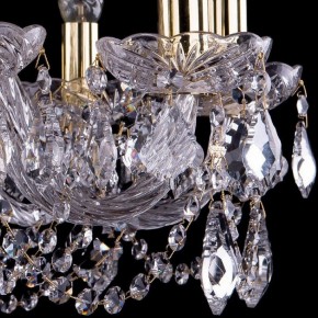 Подвесная люстра Bohemia Ivele Crystal 1402 1402/10/240/G/Leafs в Тобольске - tobolsk.mebel24.online | фото 3