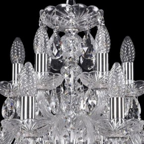Подвесная люстра Bohemia Ivele Crystal 1402 1402/12+6/240/Ni в Тобольске - tobolsk.mebel24.online | фото 4