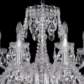 Подвесная люстра Bohemia Ivele Crystal 1411 1411/12+6/300/Ni в Тобольске - tobolsk.mebel24.online | фото 4